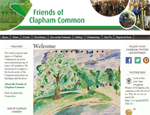 Tablet Screenshot of claphamcommon.org